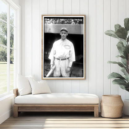 1919 Cincinnati Reds Star Larry Kopf on Field