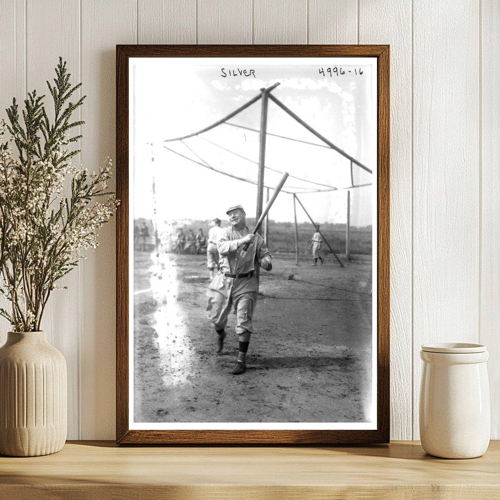 1918 Vaudeville Comedian with Baseball Flair