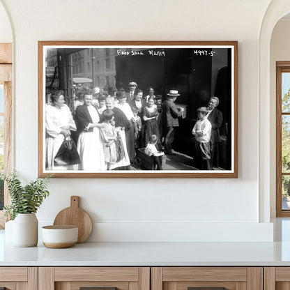 1919 Post-War Food Sale: A Slice of Everyday Life