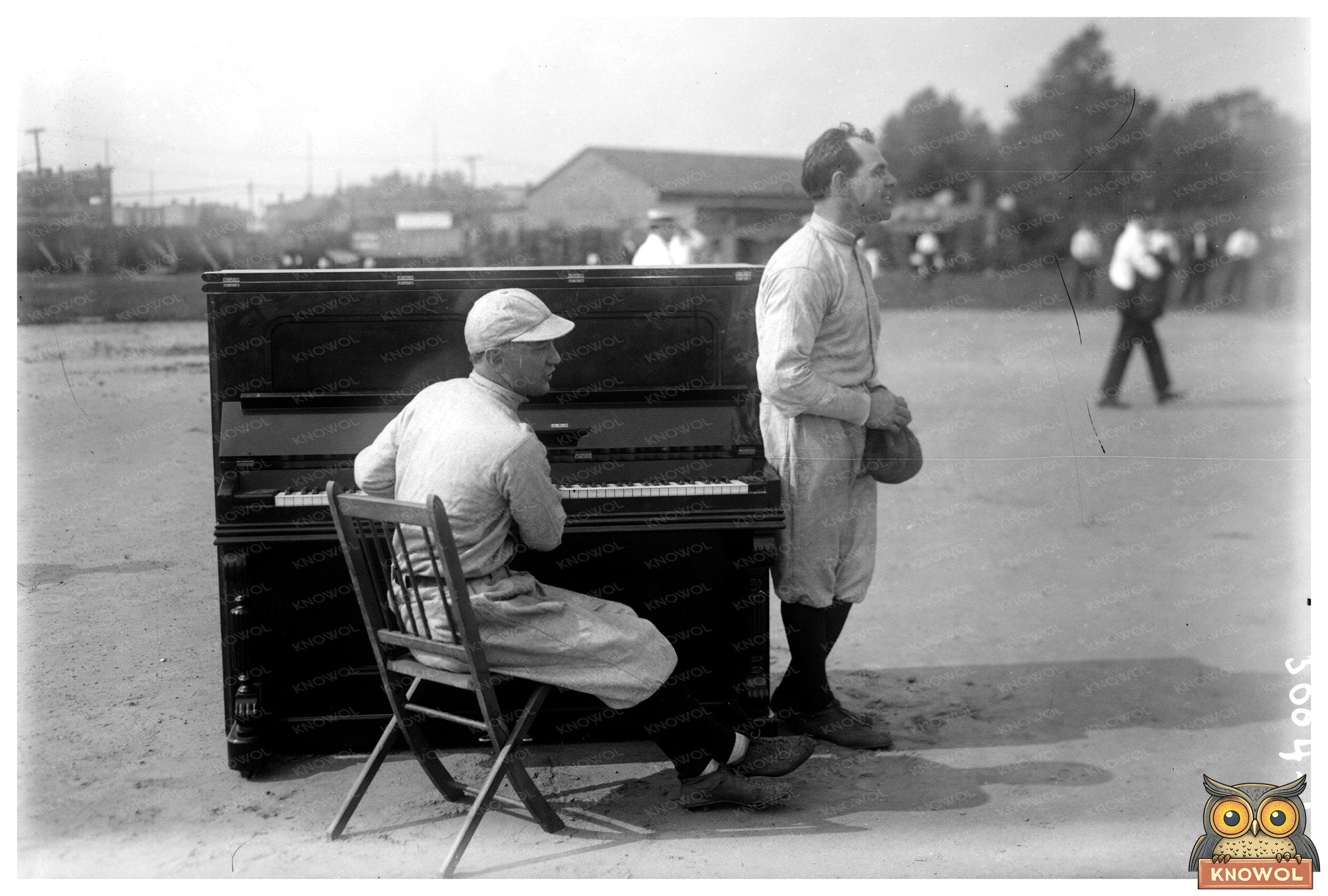 1920s Vaudeville Duo: Comedic Baseball Legends