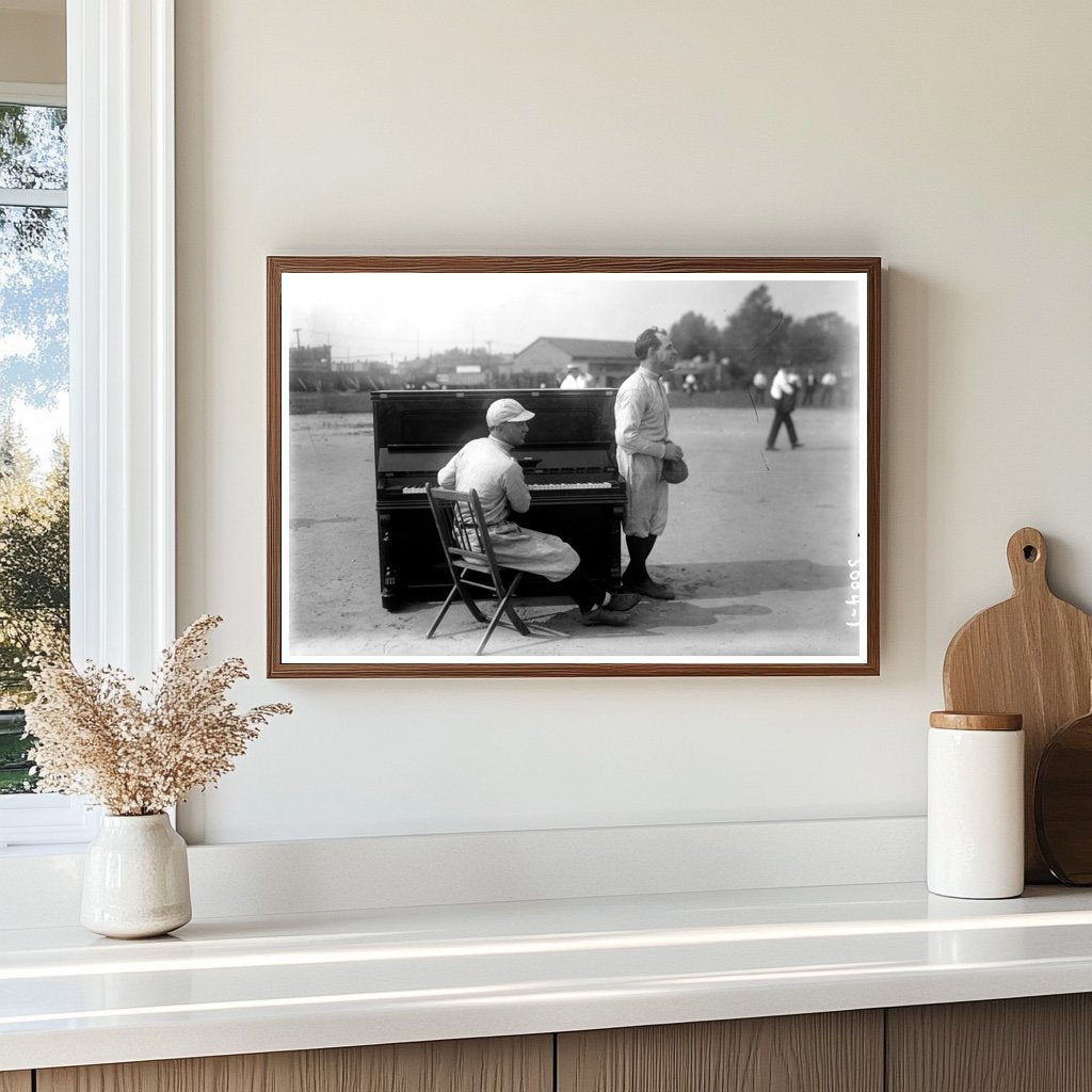 1920s Vaudeville Duo: Comedic Baseball Legends