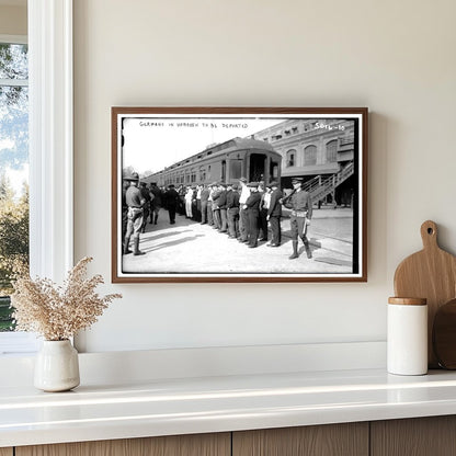 1919 Hoboken Deportation of German Citizens Moment
