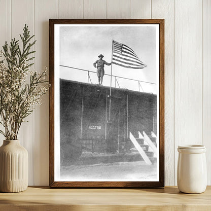 1910s American Boxcar Amidst Siberian Change