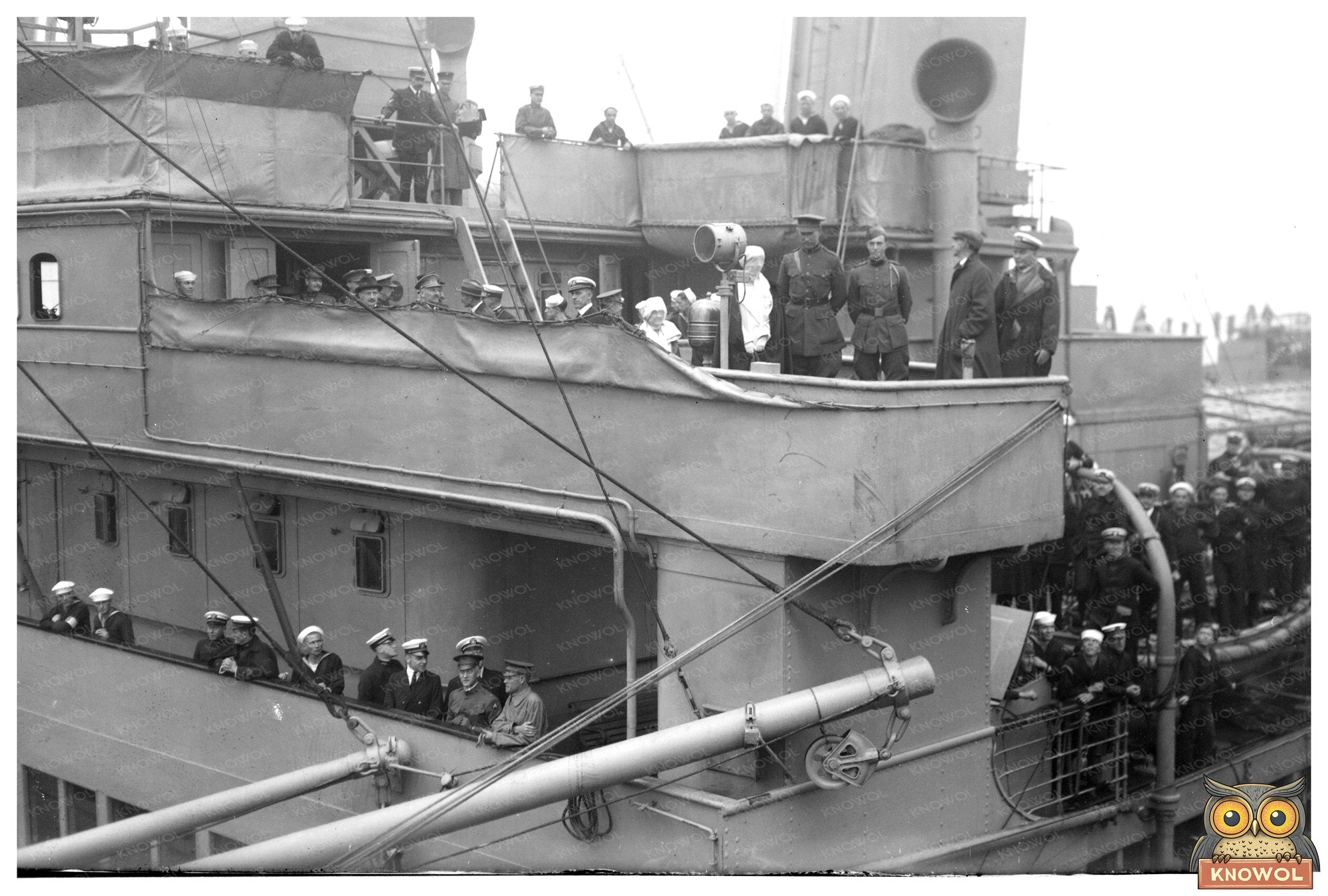 Historic Arrival of King Albert I in America, 1919