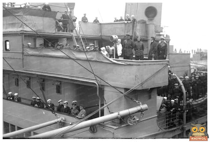 Historic Arrival of King Albert I in America, 1919