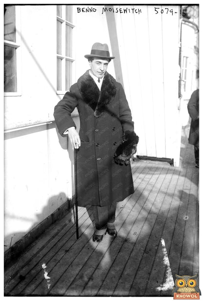 1919 Portrait of a Cultural Visionary in Glass