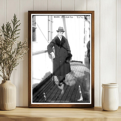 1919 Portrait of a Cultural Visionary in Glass