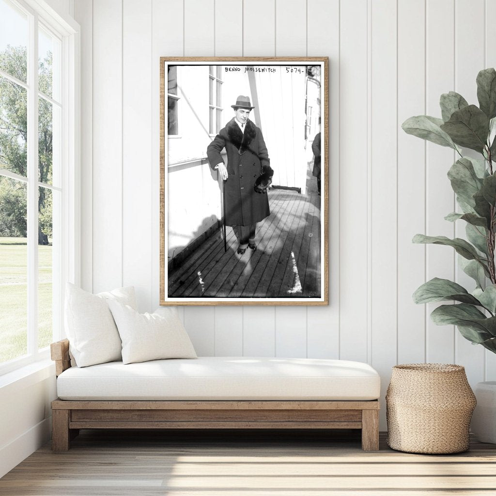 1919 Portrait of a Cultural Visionary in Glass