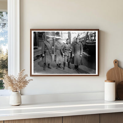 Post-WWI Gathering of 130th Field Artillery Officers