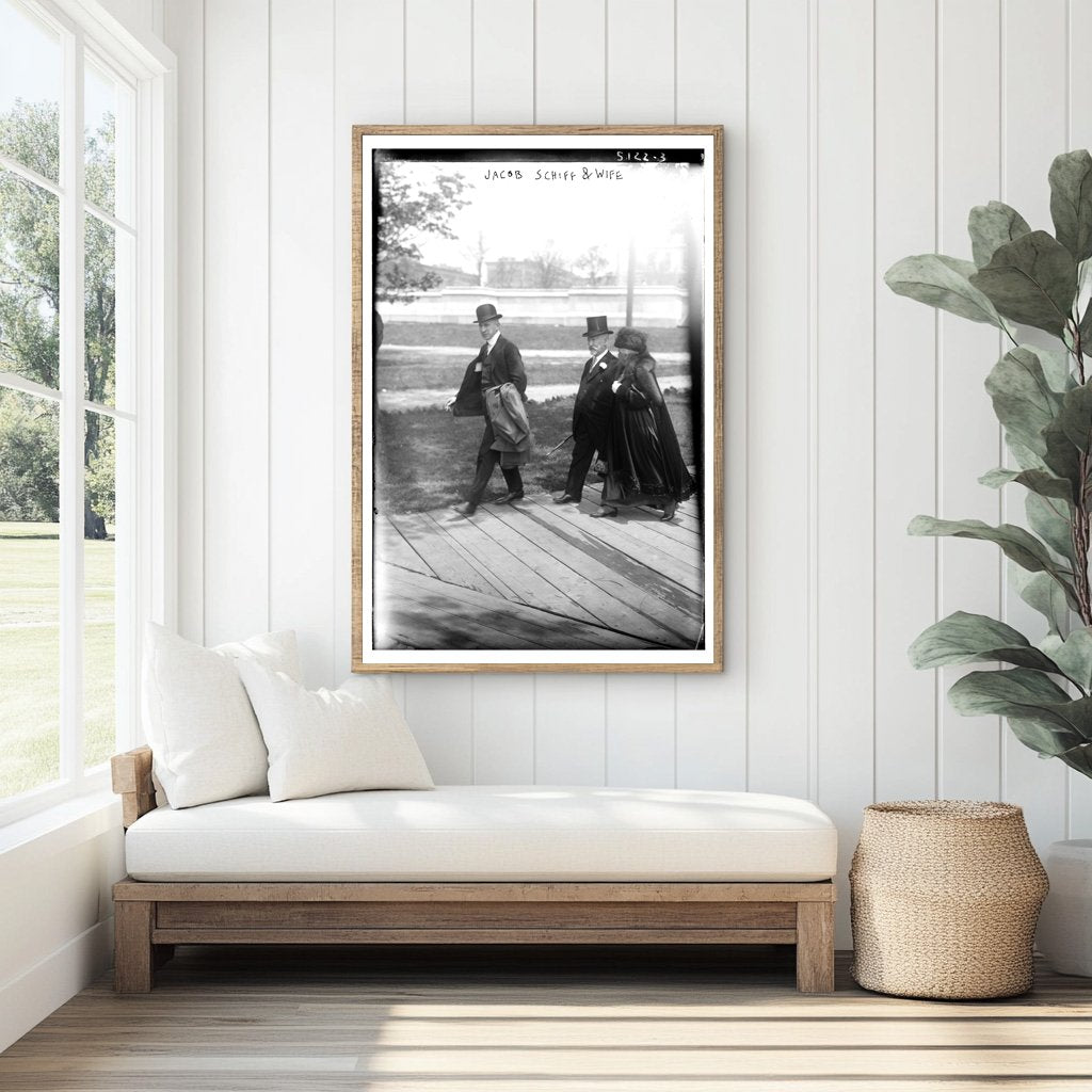 Elegant Portrait of a 1910s Banking Power Couple