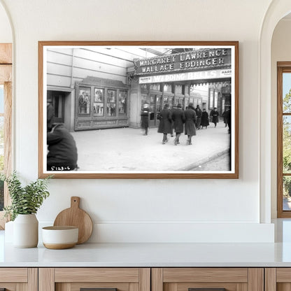 1920 Harris Theater Marquee: Celebrate Wedding Bells