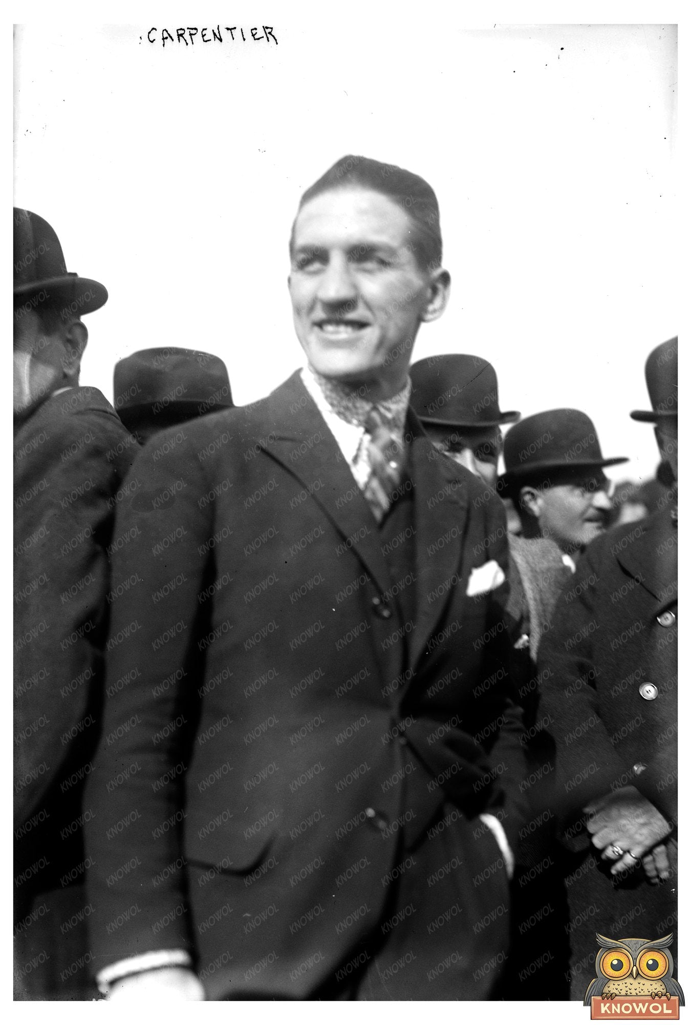 1920 Portrait of Carpentier: A Historic Figure Unveiled