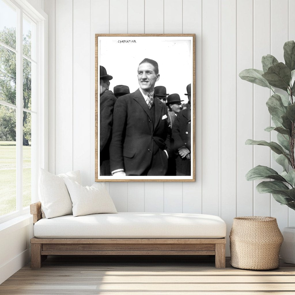 1920 Portrait of Carpentier: A Historic Figure Unveiled