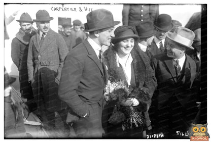 1924 Portrait of a Glamorous Roaring Twenties Couple