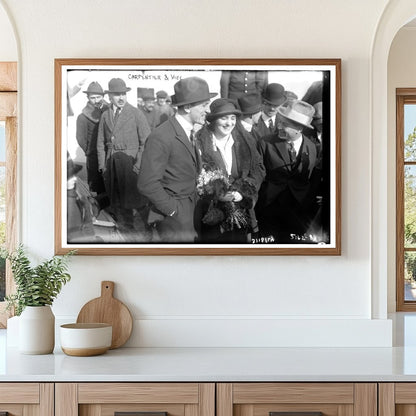 1924 Portrait of a Glamorous Roaring Twenties Couple