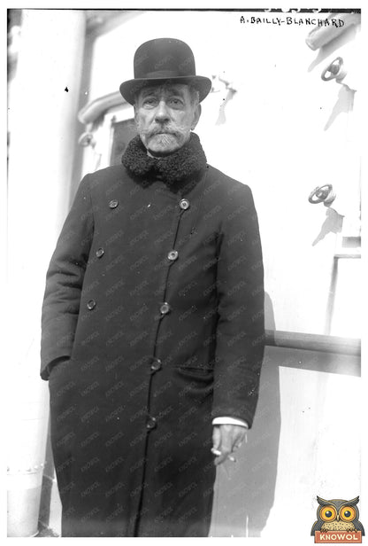 1920 Glass Negative of Early 20th Century Portrait