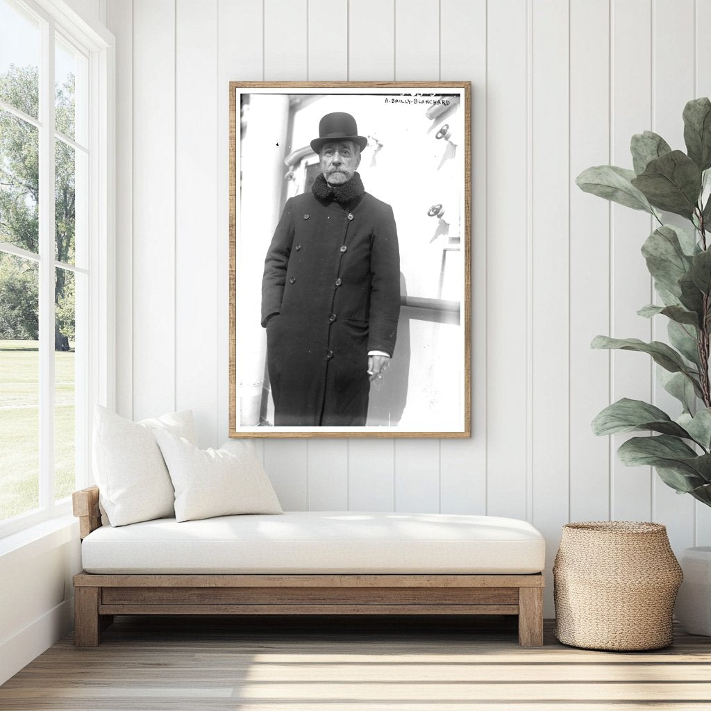 1920 Glass Negative of Early 20th Century Portrait