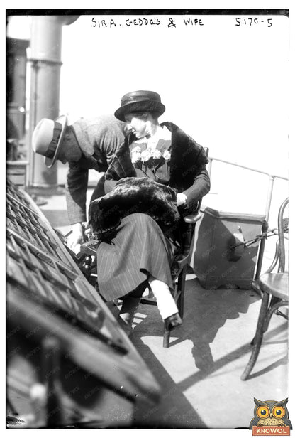 1920s Portrait of a Notable Biologist and Spouse