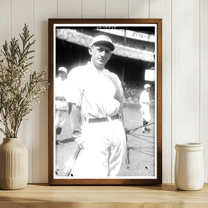 1921 Vintage Baseball Star: Frankie Frisch in Action