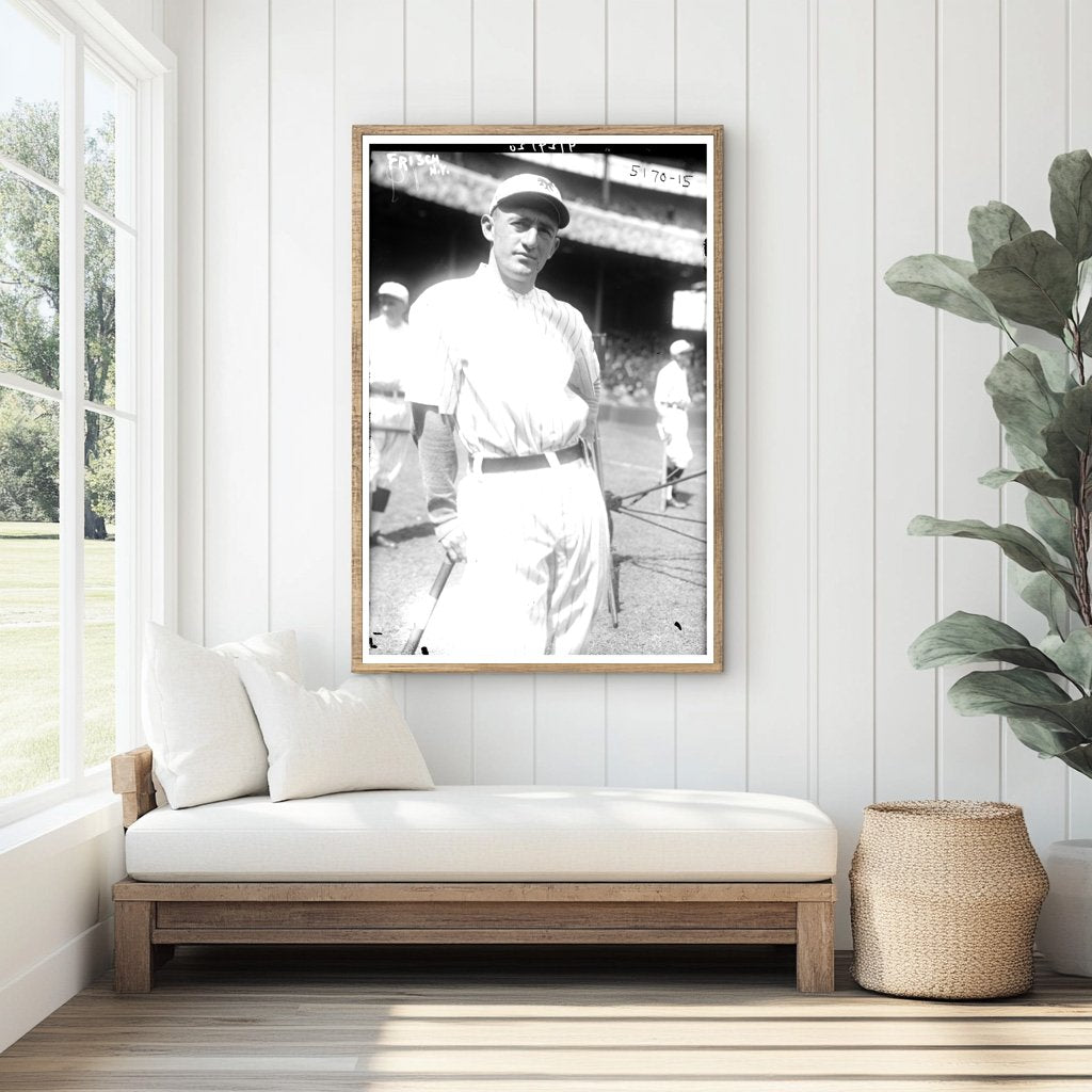 1921 Vintage Baseball Star: Frankie Frisch in Action