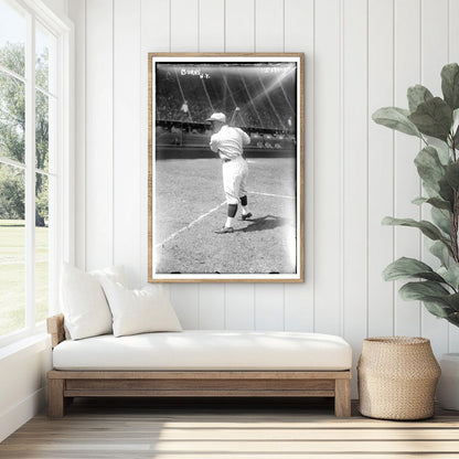 1921 Vintage Baseball Star Portrait: George J. Burns