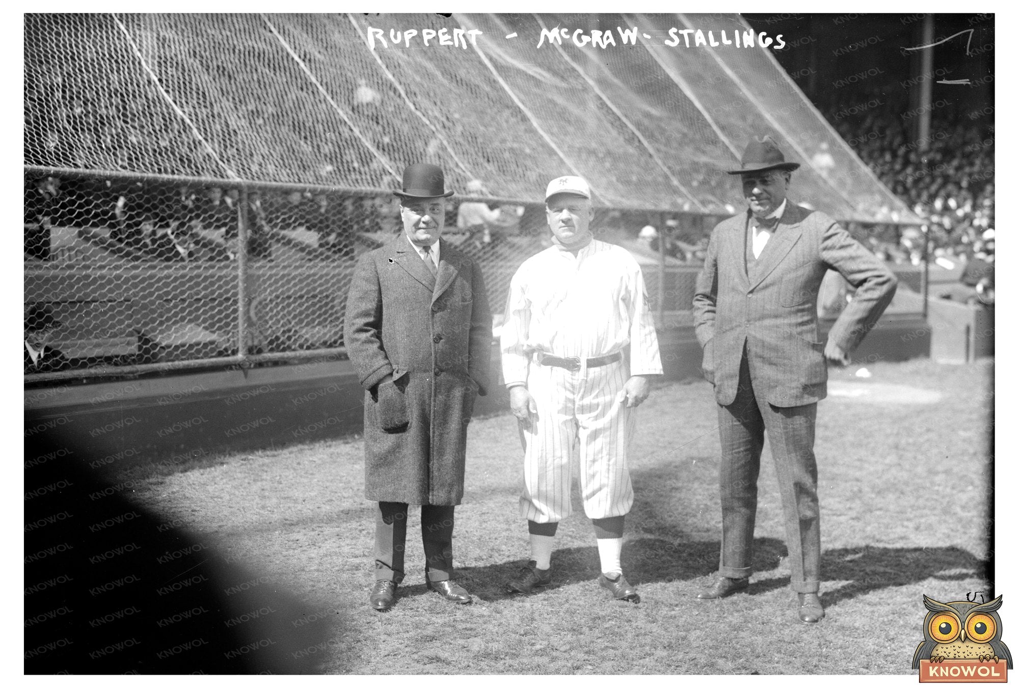 1921 New York Baseball Legends: Ruppert, McGraw & Stallings