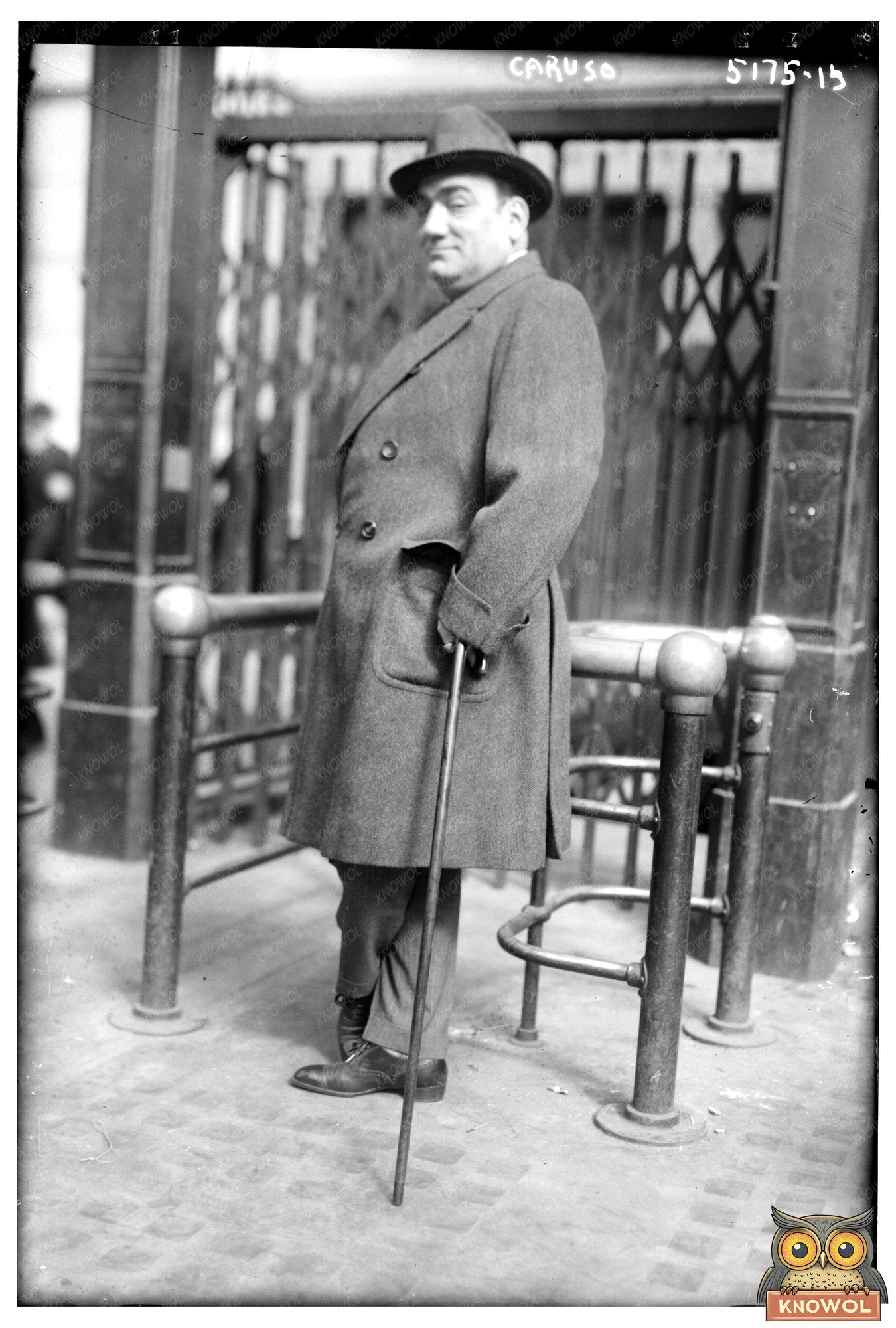 Early 20th Century Portrait of Iconic Opera Tenor