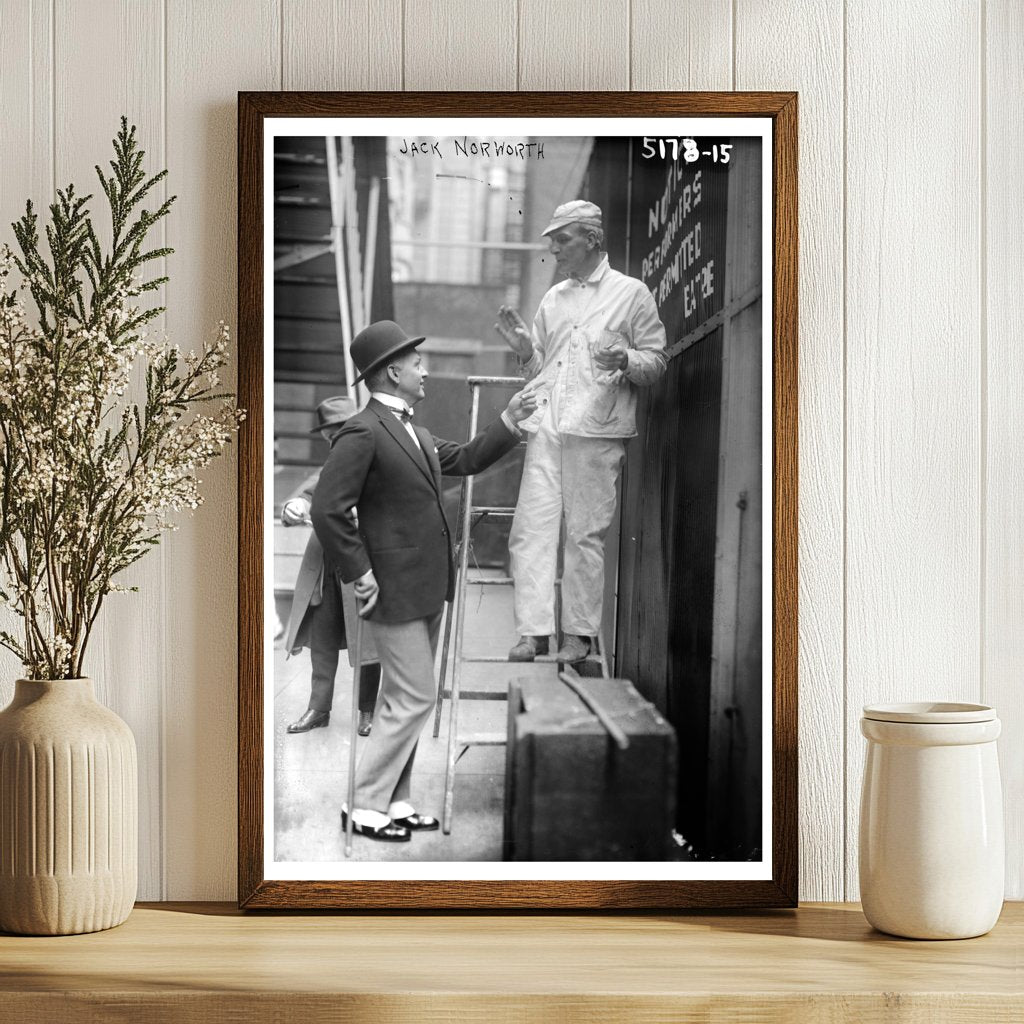 Vintage Snapshot of 1910s American Entertainment Star