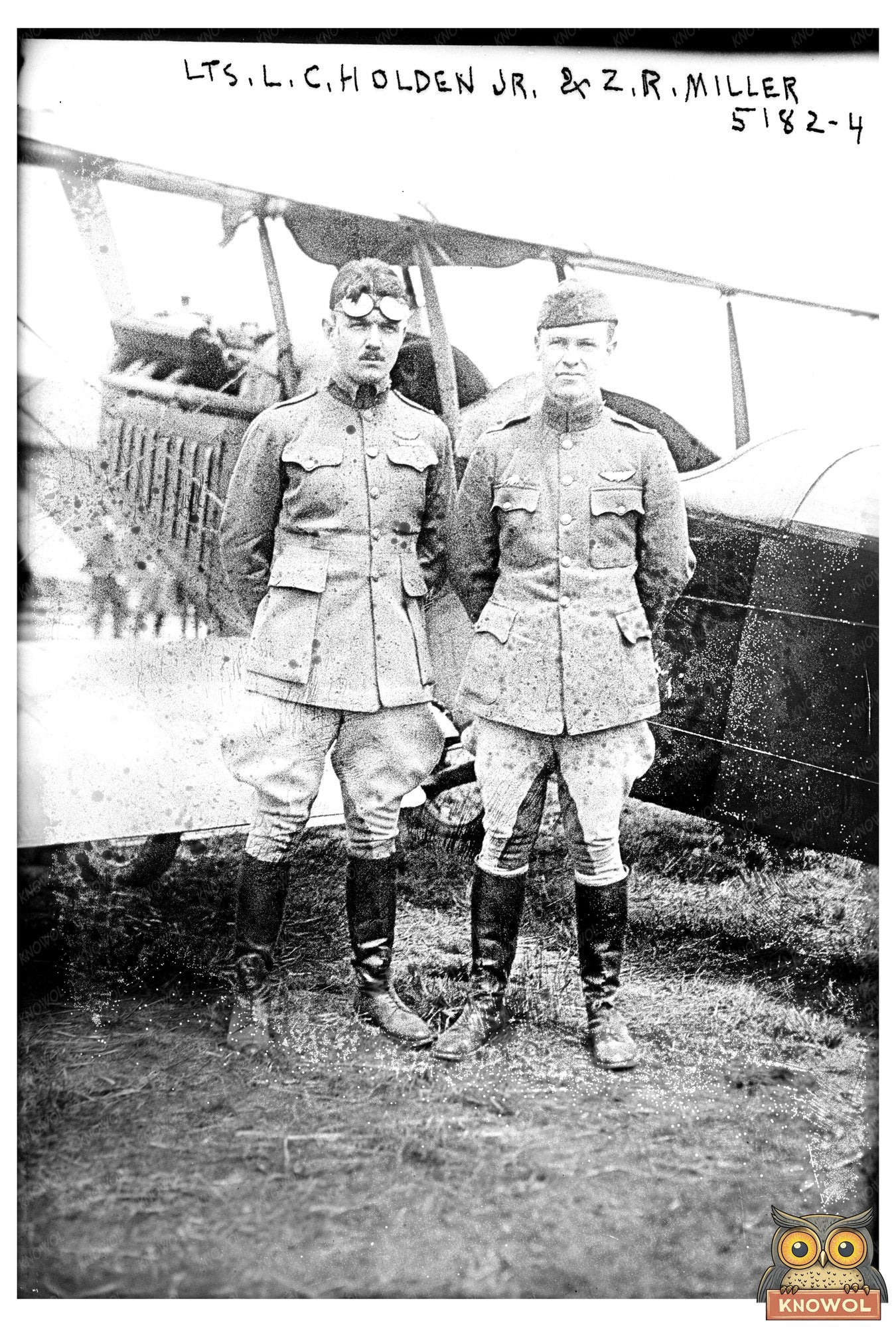 1920 Portrait of Lieutenants in Historic Uniforms
