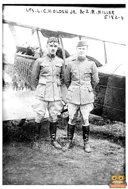1920 Portrait of Lieutenants in Historic Uniforms