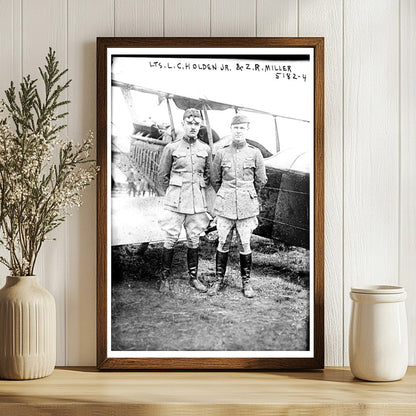 1920 Portrait of Lieutenants in Historic Uniforms