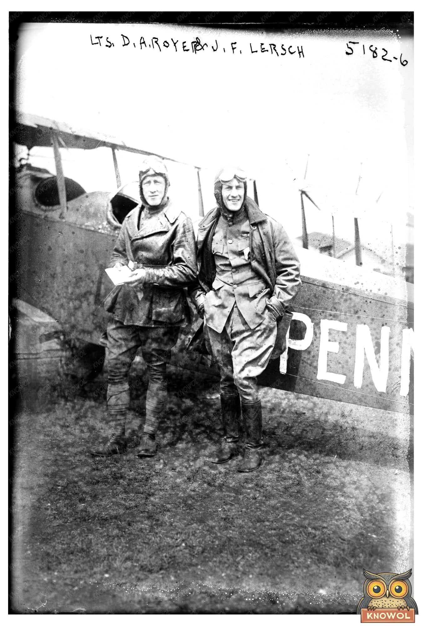 1920 Military Camaraderie: Lieutenants in Uniform
