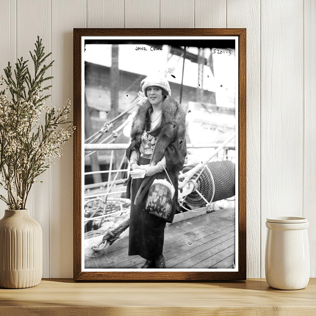 1923 Portrait of Stage Icon Jane Cowl