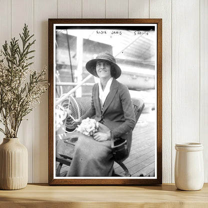 Captivating Portrait of Early 20th Century Starlet