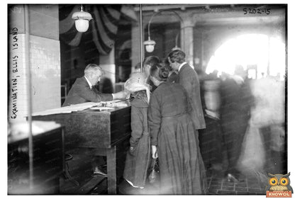 1920 Ellis Island Immigrant Health Examination