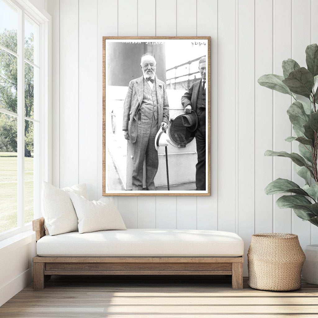 Early 20th Century Philanthropist Nathan Straus Portrait