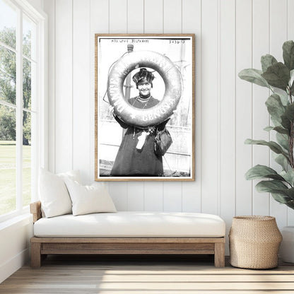 Elegant Portrait of Mrs. Bustanoby, Circa 1915-1920