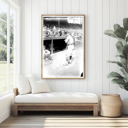 1921 Max Carey in Action: Pittsburgh Baseball Star