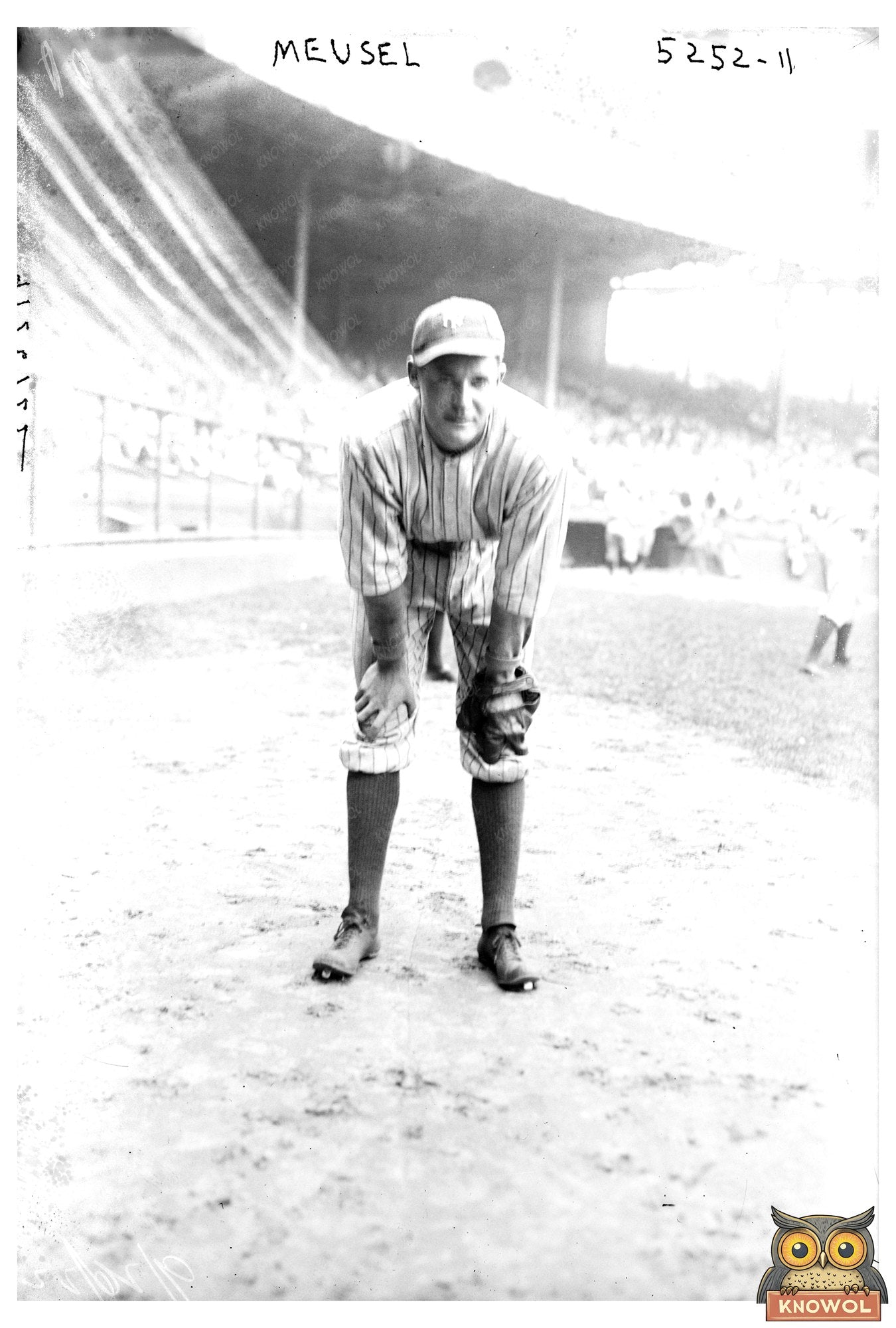 1922 New York Yankees Star Outfielder Bob Meusel