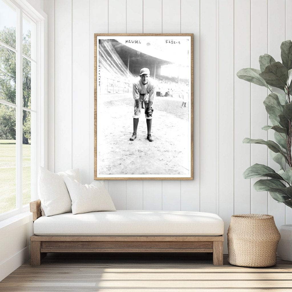 1922 New York Yankees Star Outfielder Bob Meusel