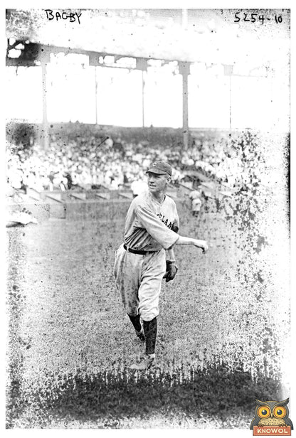 1920 Vintage Baseball Star: Jim Bagby Sr. in Action