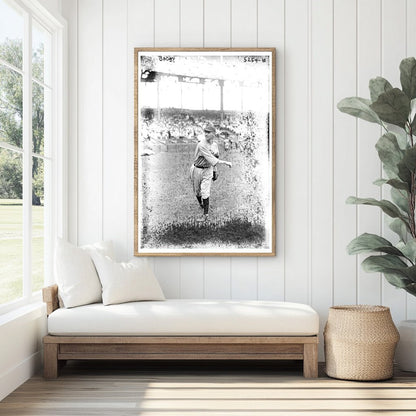 1920 Vintage Baseball Star: Jim Bagby Sr. in Action