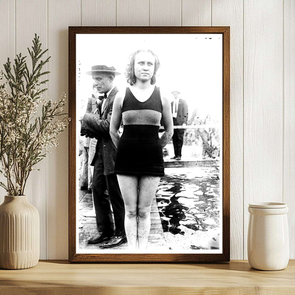 1910s Era Portrait of Elegant Young Woman