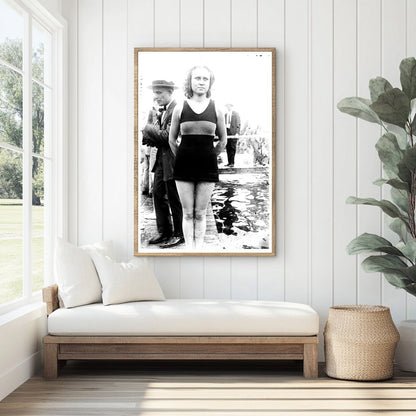 1910s Era Portrait of Elegant Young Woman