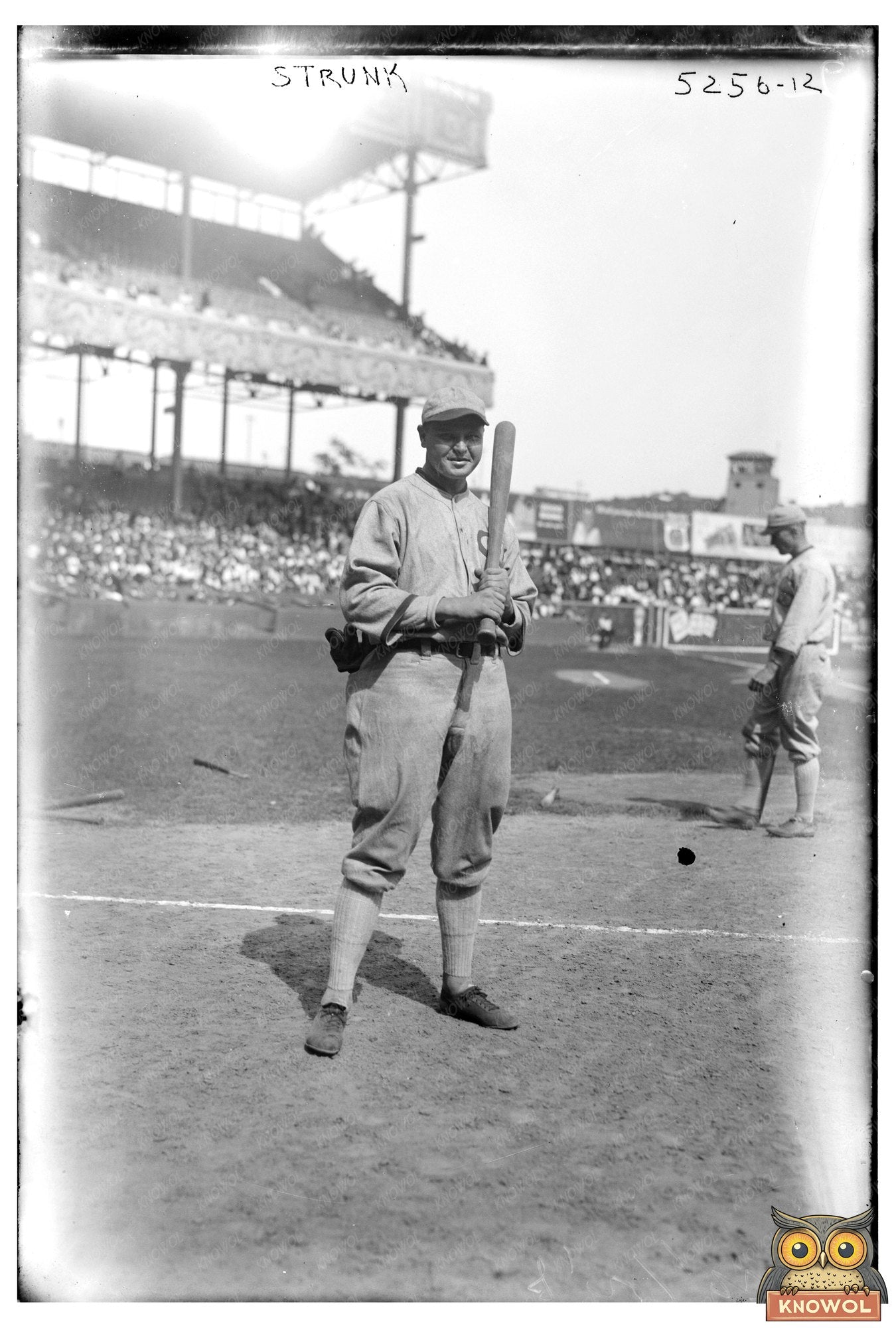 1920 Chicago AL Baseball Star: Amos Strunk Portrait
