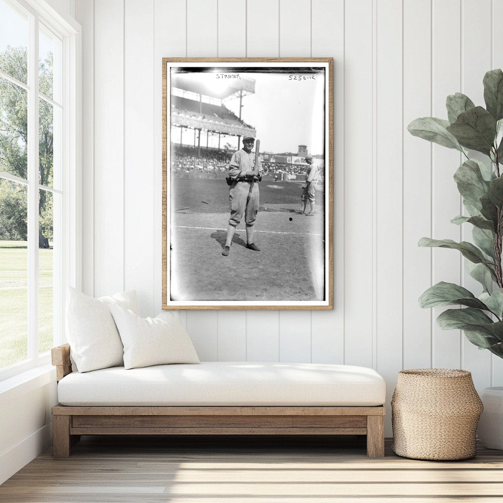 1920 Chicago AL Baseball Star: Amos Strunk Portrait