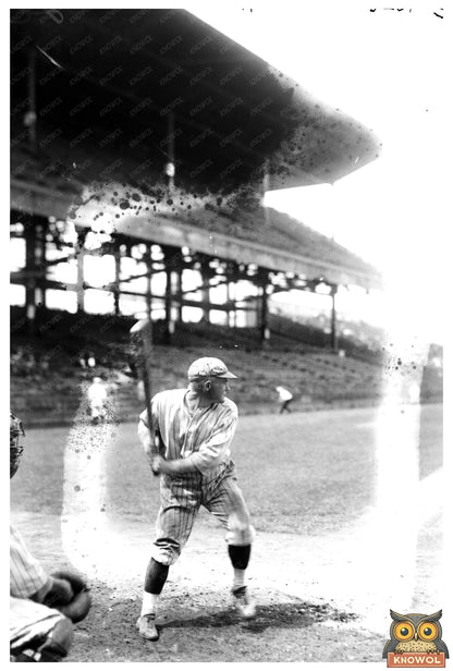 1920 Brooklyn Baseball Star: Pete Kilduff Action Shot