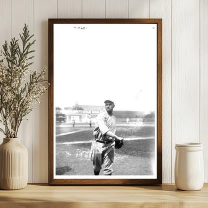 1920 Brooklyn Baseball Star: Zack Wheat in Action