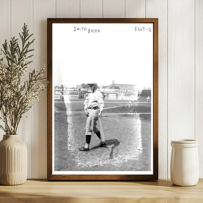 1920 Brooklyn Baseball Star Sherry Smith Portrait