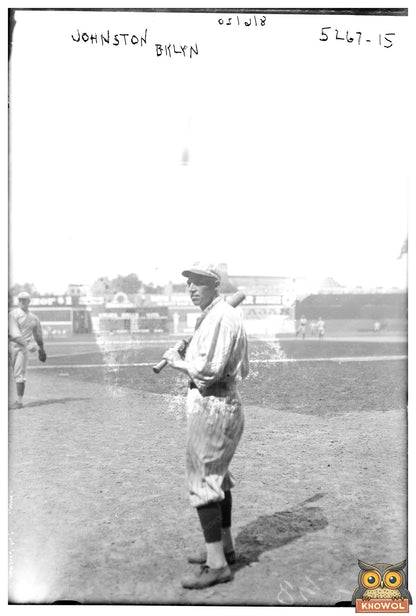 1922 Brooklyn Robins Outfielder Jimmy Johnston Action Shot